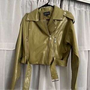 Green Patent Leather Jacket